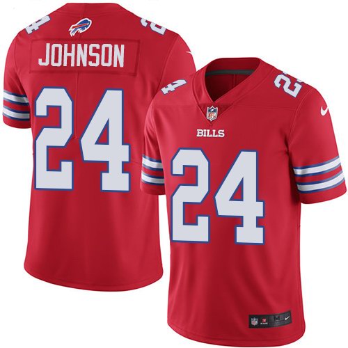 Nike Men & Women & Youth Bills 24 Taron Johnson Red Color Rush Limited Jersey,We sell and wholesale Nike Men & Women & Youth Bills 24 Taron Johnson Red Color Rush Limited Jersey on line form chian!
